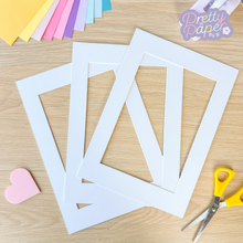 Load image into Gallery viewer, Three A4 picture mounts