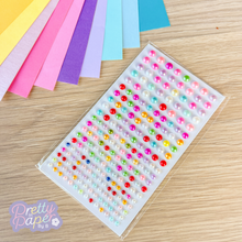 Load image into Gallery viewer, One pack of adhesive pearl gem embellishments
