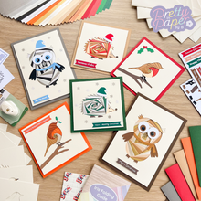 Load image into Gallery viewer, Adult Christmas card making kit