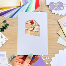 Load image into Gallery viewer, Cream cake slice