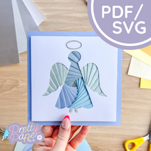 Load image into Gallery viewer, Angel-iris-folding-template