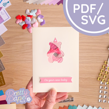 Load image into Gallery viewer, Baby_Bear_Iris_Folding_Template