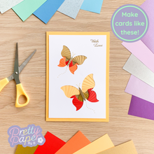 Load image into Gallery viewer, Beautiful Butterflies Aperture Card (Pack of 3) | 3 x Apertures, Coloured Card Blanks & Envelopes