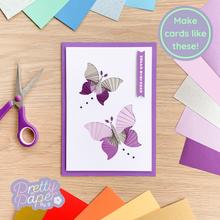 Load image into Gallery viewer, Beautiful Butterflies Aperture Card (Pack of 3) | 3 x Apertures, Coloured Card Blanks & Envelopes