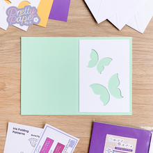 Load image into Gallery viewer, aperture on pale blue card