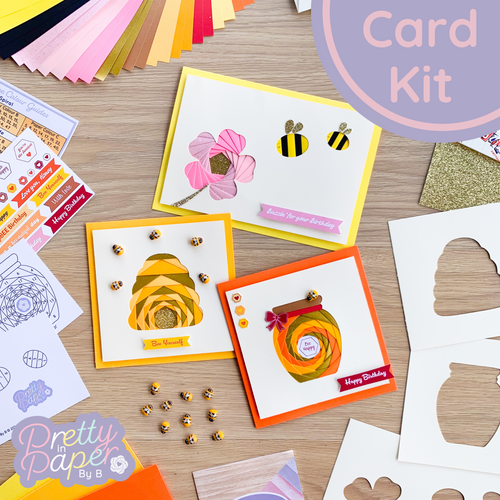 Bee Happy Card Making Kit