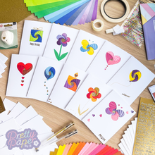 Load image into Gallery viewer, Beginner Iris Folding Card Making Kit | Starter Kit | Craft Kit Gift | Bright