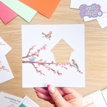 Load image into Gallery viewer, Bird House Card Aperture - Spring Blossom