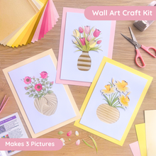 Load image into Gallery viewer, Blooming Lovely Floral Picture Craft Kit