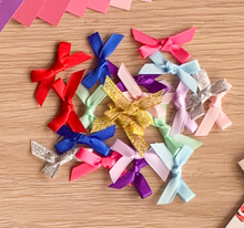 Load image into Gallery viewer, Ribbon Bows 6mm wide | Silver Gold Multicoloured
