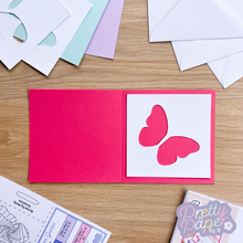 Load image into Gallery viewer, aperture on bright pink card