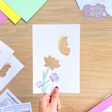 Load image into Gallery viewer, butterfly and flower aperture