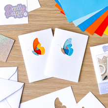 Load image into Gallery viewer, Two butterfly cards