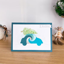 Load image into Gallery viewer, Classic Christmas Car Aperture Card (Pack of 3) | 3 x A5 PRINTED Apertures, Coloured Card Blanks & White Envelopes