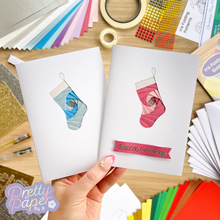 Load image into Gallery viewer, Classic Christmas Collection Iris Folding Card Making Kit | Beginner Xmas Card Craft | Festive Family Craft Activity Kit