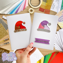 Load image into Gallery viewer, Classic Christmas Collection Iris Folding Card Making Kit | Beginner Xmas Card Craft | Festive Family Craft Activity Kit
