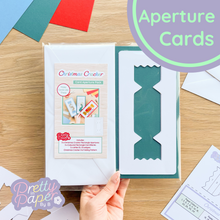 Load image into Gallery viewer, Christmas Cracker Aperture Card Pack