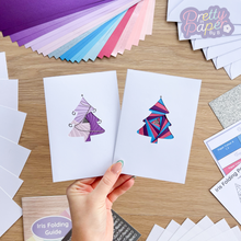 Load image into Gallery viewer, two Christmas tree cards