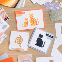Load image into Gallery viewer, Cats Iris Fold Cards