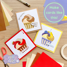 Load image into Gallery viewer, Iris Fold Cupcake Card Aperture Pack
