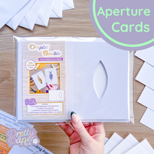 Load image into Gallery viewer, Droplet Bauble Aperture Card Pack