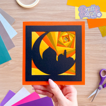 Load image into Gallery viewer, Eid Mubarak Iris Fold Card