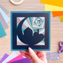 Load image into Gallery viewer, Eid Mubarak Iris Fold Card