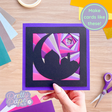 Load image into Gallery viewer, Purple Eid Mubarak card