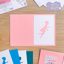 Load image into Gallery viewer, fairy aperture on pink card