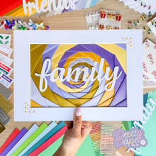 Load image into Gallery viewer, Family iris fold art