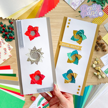 Load image into Gallery viewer, Triple flower cards