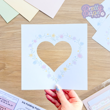 Load image into Gallery viewer, embellished large floral heart aperture