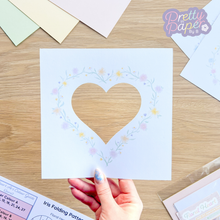 Load image into Gallery viewer, embellished large floral heart aperture