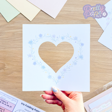 Load image into Gallery viewer, embellished large floral heart aperture