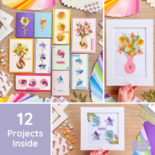 Load image into Gallery viewer, 12 projects in the flower bouquet kit