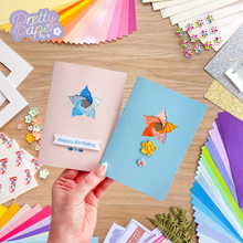 Load image into Gallery viewer, two mini lily cards