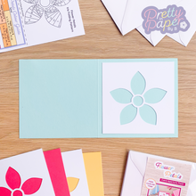 Load image into Gallery viewer, aperture on pale blue card