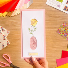 Load image into Gallery viewer, Flowers at Home Bumper Card Making Kit | Roses and Tulips | Iris Folding Beginner to Intermediate