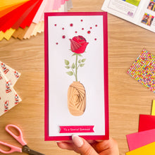 Load image into Gallery viewer, Flowers at Home Bumper Card Making Kit | Roses and Tulips | Iris Folding Beginner to Intermediate