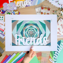 Load image into Gallery viewer, Friends Iris Fold Art