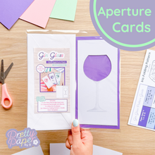 Load image into Gallery viewer, Gin Glass Card Aperture Pack Embellished Edition