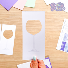 Load image into Gallery viewer, gin glass aperture with printed stem