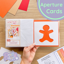 Load image into Gallery viewer, Gingerbread Man Card Apertures