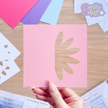 Load image into Gallery viewer, half daisy aperture - pink card