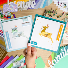 Load image into Gallery viewer, Iris fold reindeers