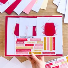 Load image into Gallery viewer, Add-on Pack with extra cut-outs, card blanks, envelopes, inserts and greetings