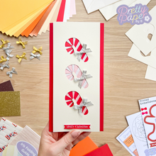 Load image into Gallery viewer, Candy cane card