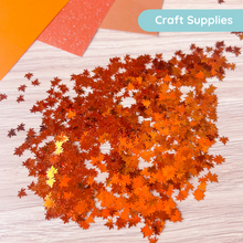 Load image into Gallery viewer, Orange craft supplies with 'Craft Supplies' label on a wooden surface