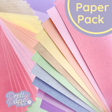 Load image into Gallery viewer, Marshmallow Pastel Paper Pack A5 60 Sheets
