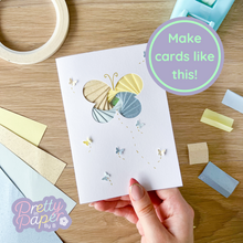 Load image into Gallery viewer, Make cards like this - mini butterfly card